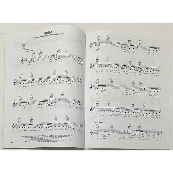Hal Leonard Chart Hits of 2015-2016 Ukulele 14 Hottest Singles Sheet Music NEW - Picture 4 of 6